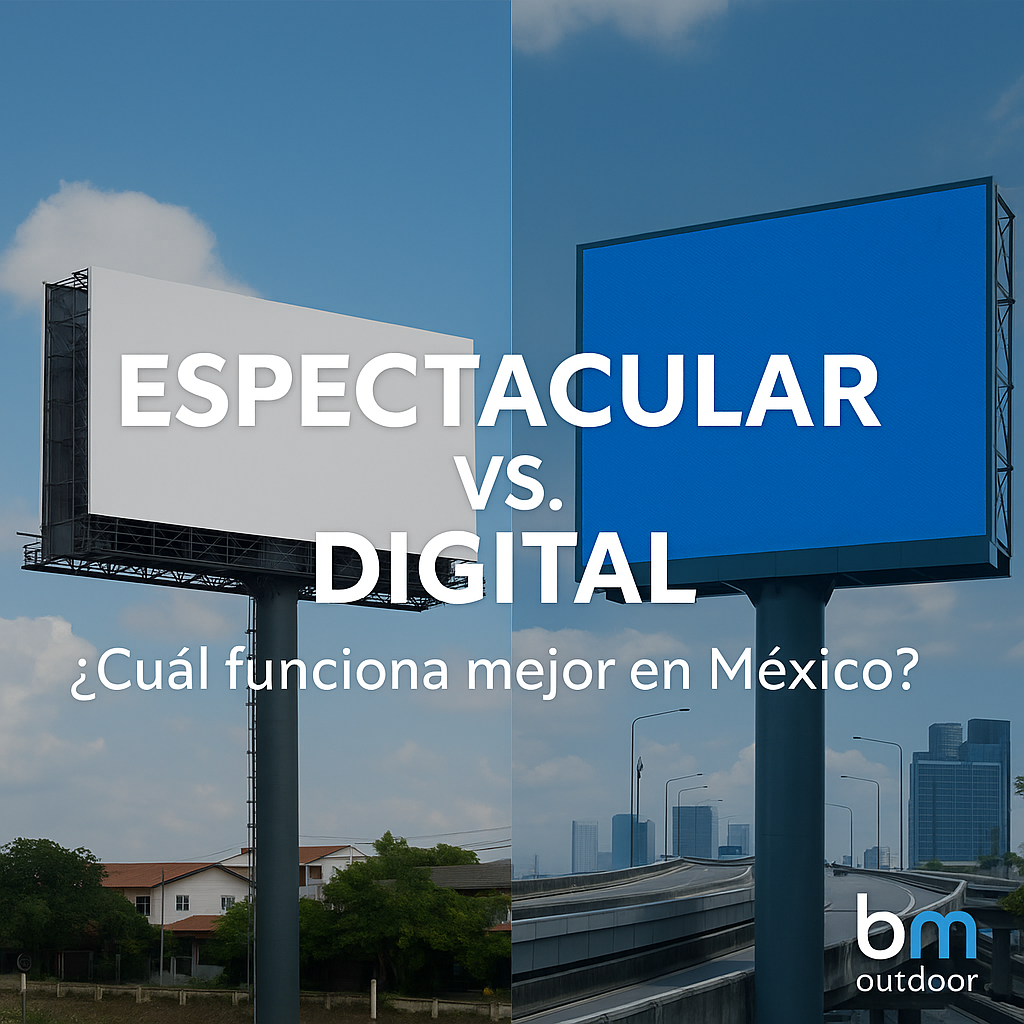 Espectaculares vs. Digital: ¿Qué funciona mejor en México?