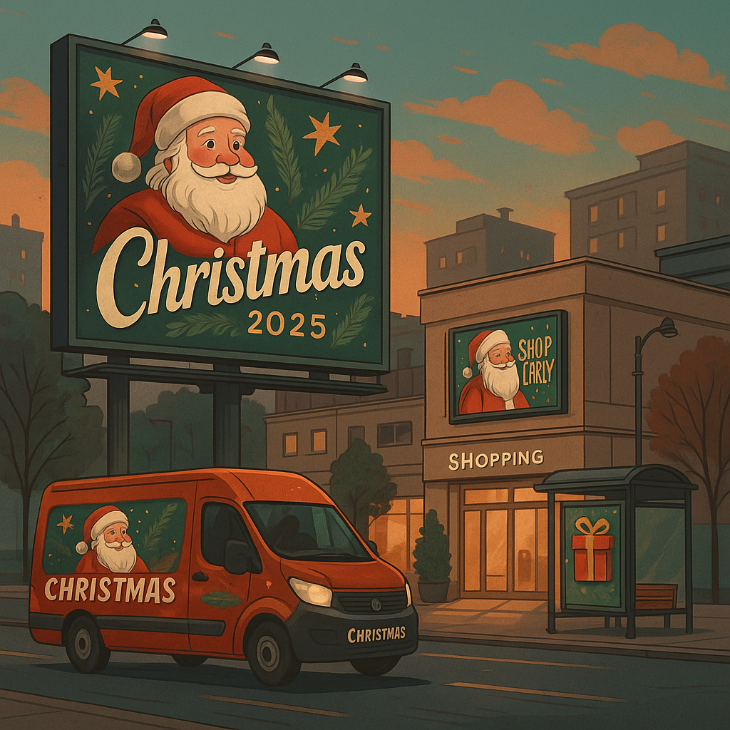 Navidad 2025: ¿Por qué ya deberías planear tu campaña de publicidad exterior en noviembre?